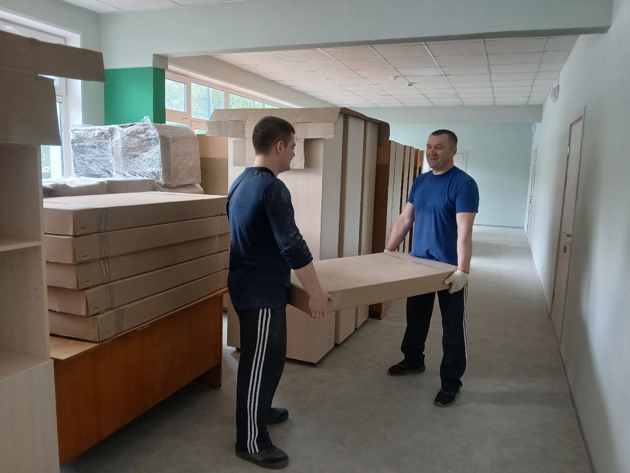 В рамках программы «Модернизация школьных систем образования» национального проекта «Молодежь и дети» в школу поступили новая мебель и оборудование!.
